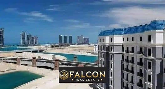 Different design finished apartment for sale panorama view lagoon in Latin Quarter Towers City Edge New Alamein minutes from Marina