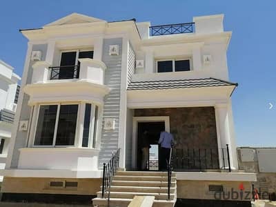 Fully finished villa for sale in Mountain View 4 October Compound