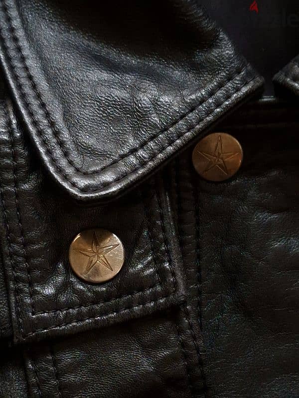 Bonapiel Vintage Sheepskin Leather Jacket. 7