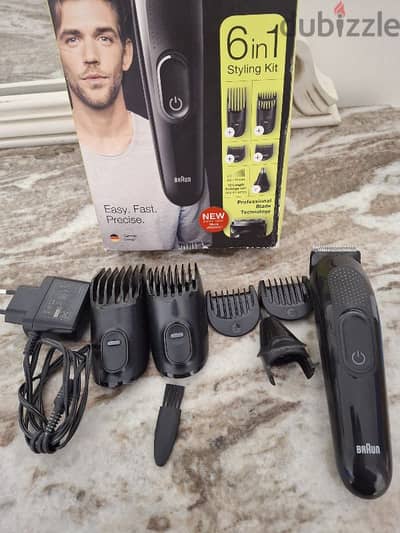 Original Braun 6-In-1 All-In-One Trimmer ماكينة براون اصلي