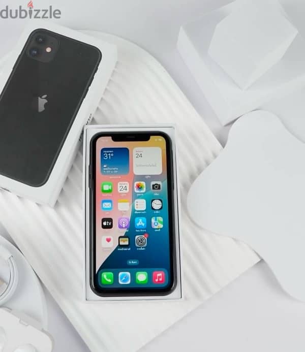 iphone 11 Black وتربروف معاه العلبة 5