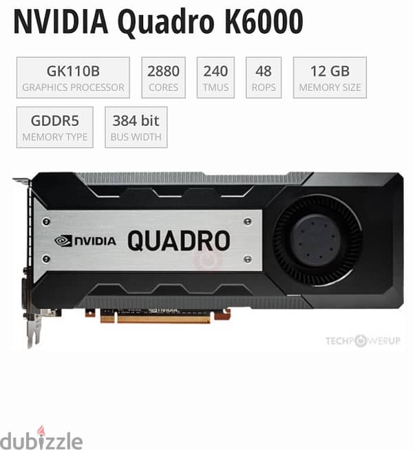 كارت شاشه كوادرو Quadro K6000 12 GB 0