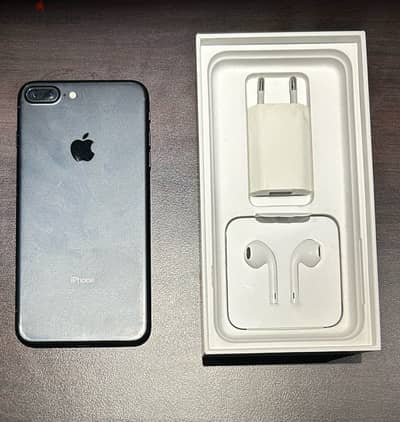 IPhone 7 plus with box and charger