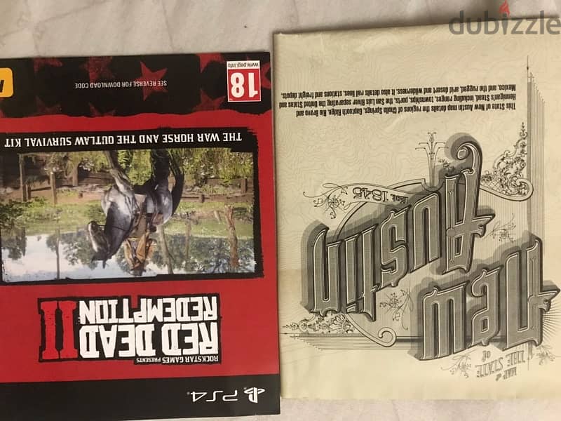 Red dead redemption 2 Cd ps4  للبيع 4