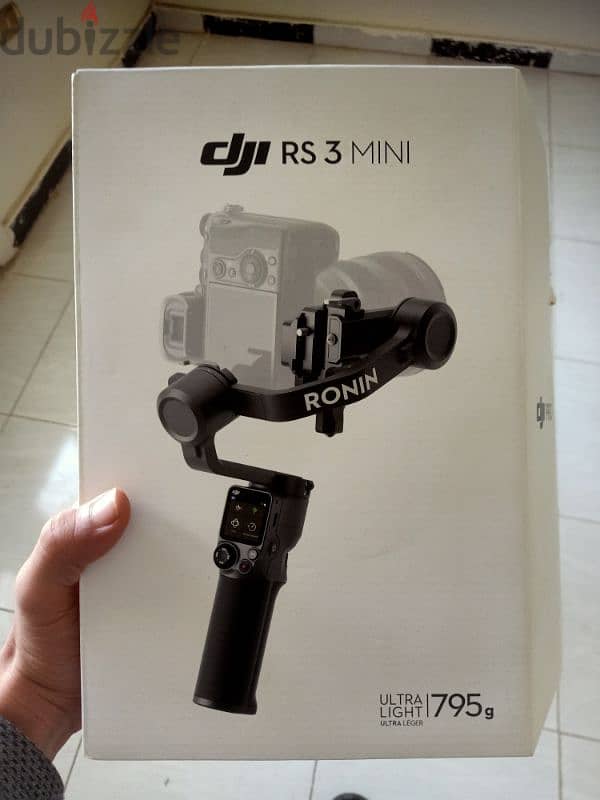 حامل مانع الاهتزاز DJI RS 3 Mini - مثبت خفيف الوزن بدون 0