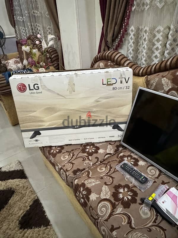 شاشه LG 32 بوصه ريسيفر داخلي استعمال خفيف 2