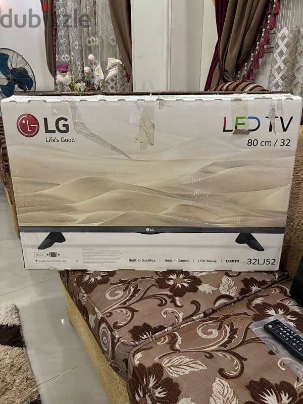 شاشه LG 32 بوصه ريسيفر داخلي استعمال خفيف 4