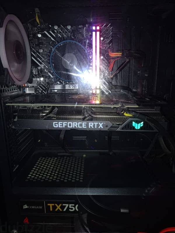 rtx 3060 12GB ASUS TUF 3 fans 0