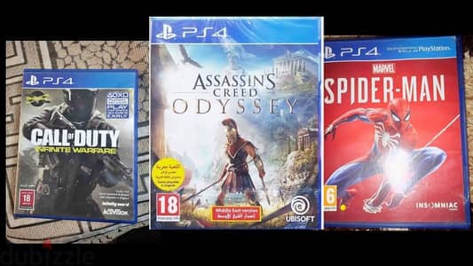 اسطوانه odyssey و call of duty و spider بالعربي