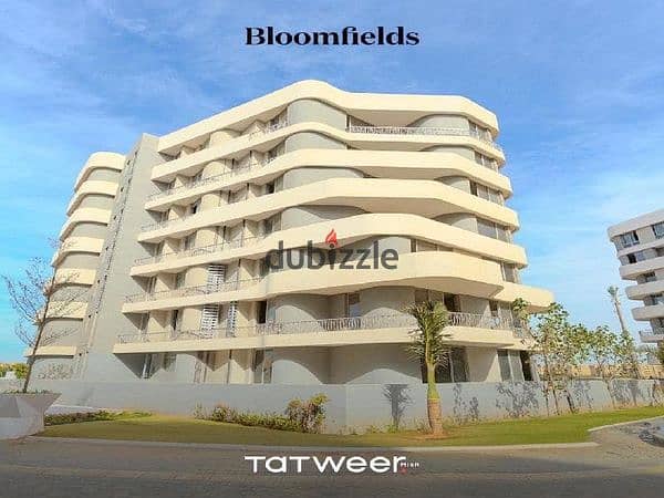 Apartment for sale, 104 sqm in Bloom Fields Compound in Mostaqbal City, near Madinaty. 0