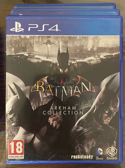 Batman: Arkham Collection - PS4 Cd 3 in one used for sale