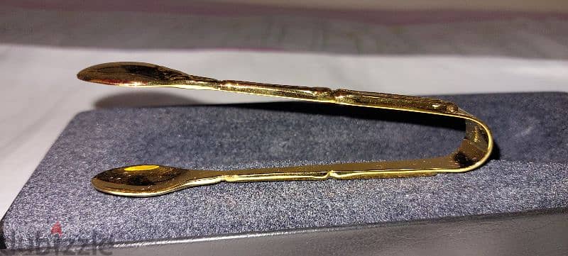 german gold plated sugar tongs 1