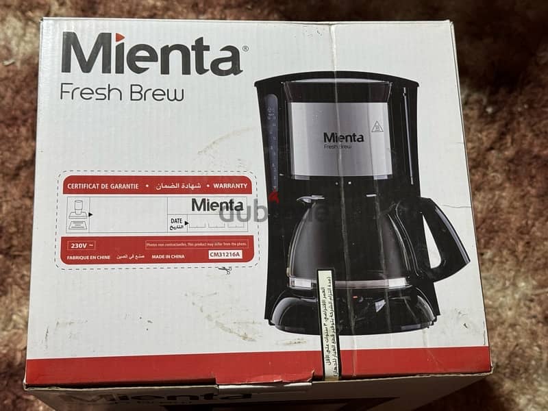 mienta coffe machine 0