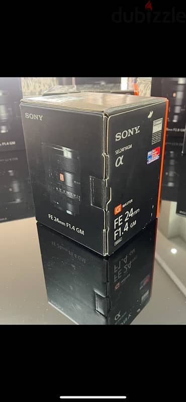 New sony 24 GM 1.4 GM lens عدسة 24 جي ماستر