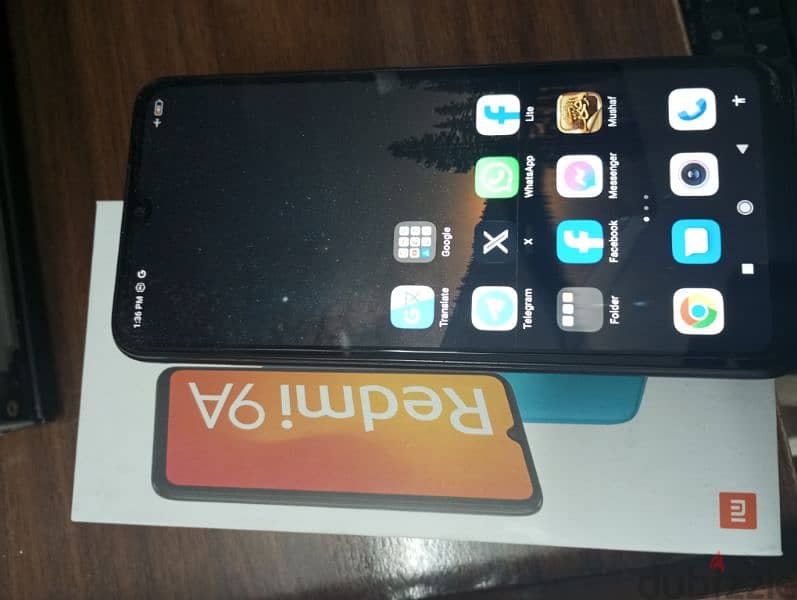 موبايل Redmi 9A بالعلبة و الفاتورة و حالة الزيرو 0