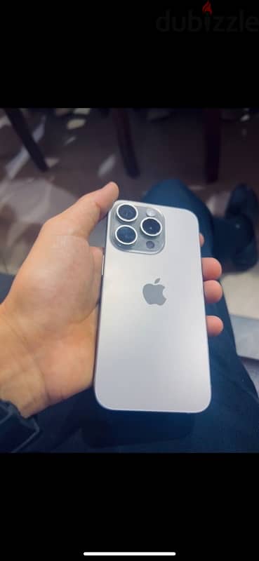 iPhone 15 برو ١٢٨ خطين فعلي بطارية٩١