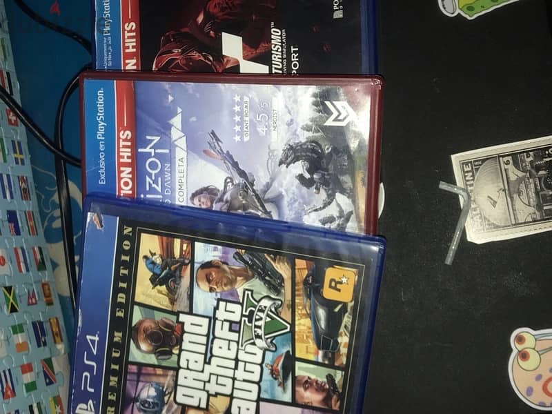 playstation 4 slim 1 tera +3 cd games 2