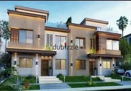 Townhouse for sale, 190 sqm, prime location in the 6th Settlement, with only 10% down payment and equal installments over 8 years 0