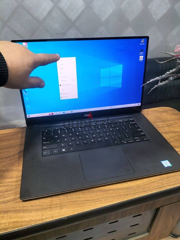 Dell XPS core i7 HQ بشاشه 4k بكارتين نيفيديا تاتش اسكرين 0