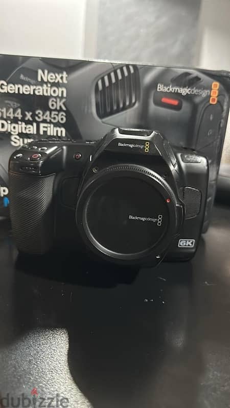 Blackmagic 6k pro with cage for sale 6