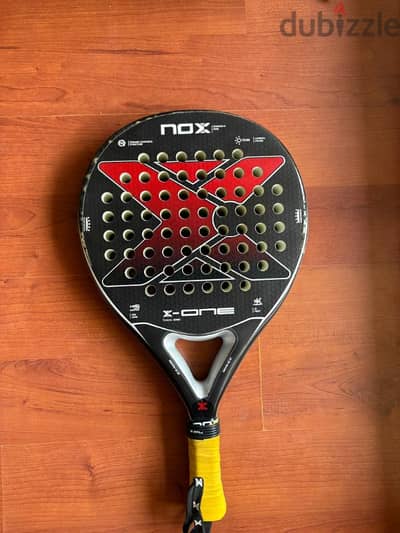 Nox x-one evo 2023 red padel racket MINT