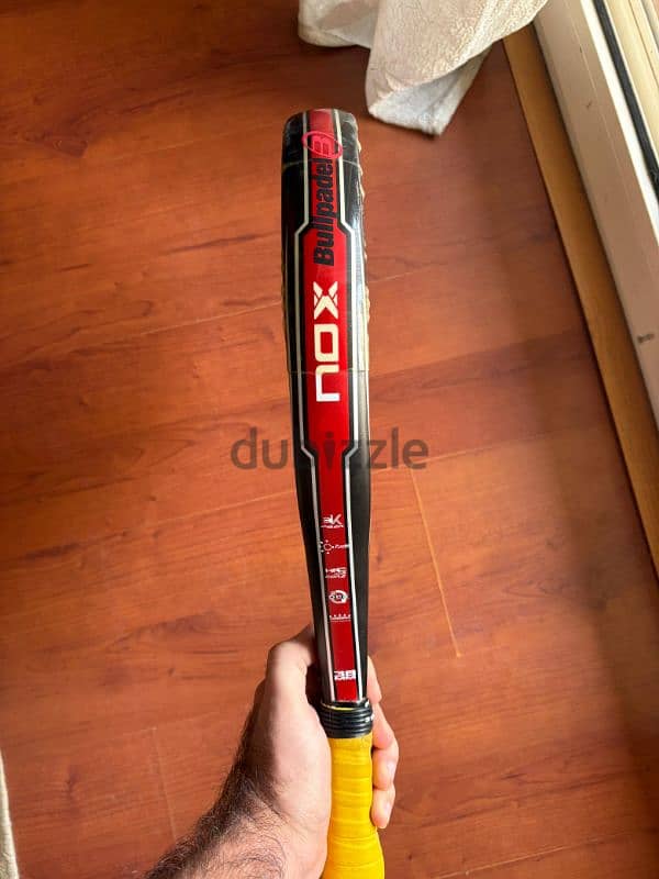 Nox x-one evo 2023 red padel racket MINT 3