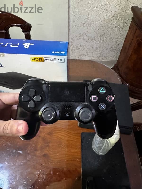 ps4 Slim 1TB with box for sale with original controller 7