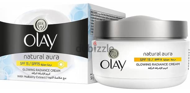 Natural Aura Glowing Radiance Day Cream SPF15 50 g with All In One Rad