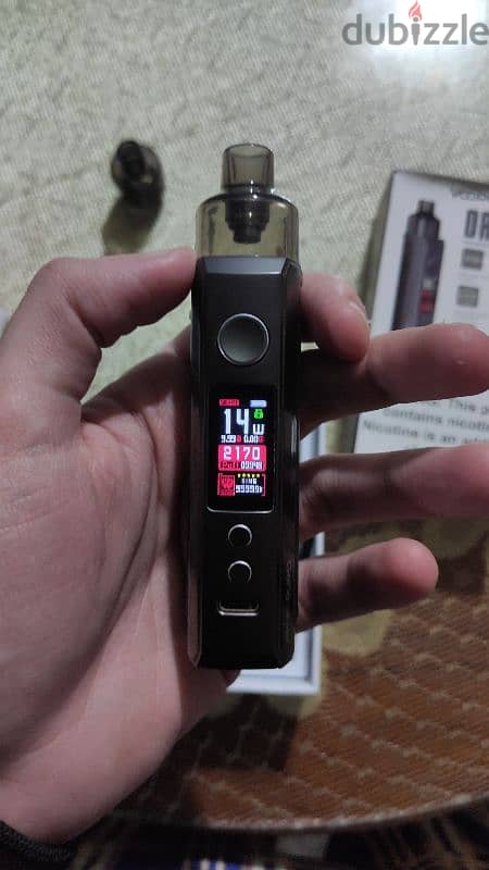 Drag X Carbon Fiber Mint Condition+2 Coil DL+Pod DL دراج اكس كاربون 3