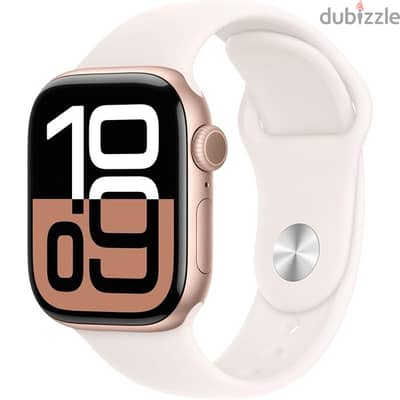 New Apple watch series 10 Rose Gold 46 mm (sealed box) ساعة ابل