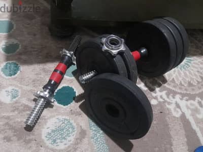 2 used dumbbell for sale