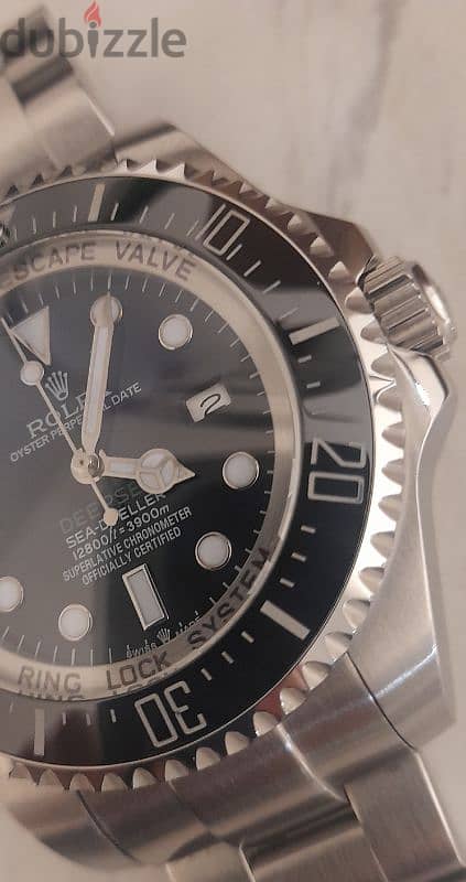 Rolex deep sea bleu dweller mirror 0riginal whatsapp 01142249766 1