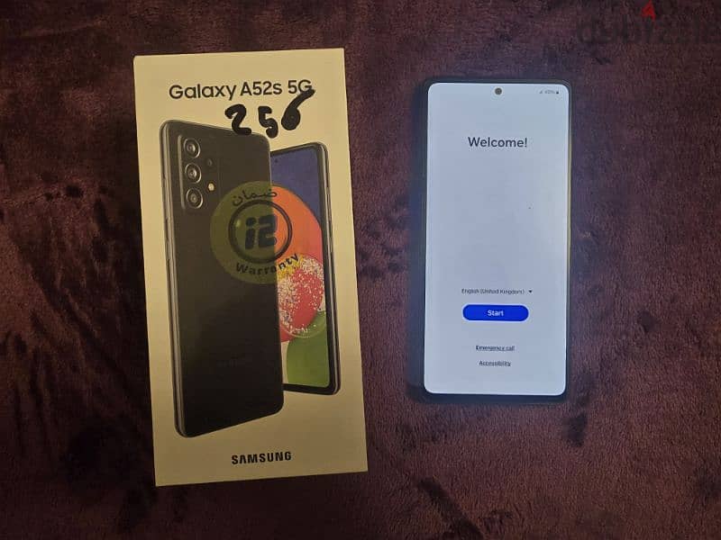 Samsung Galaxy A52s 5G 256GB بستكرات المصنع 1