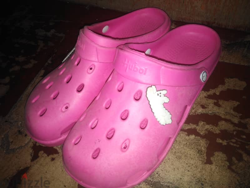 Hubol pink crocs for sale 3