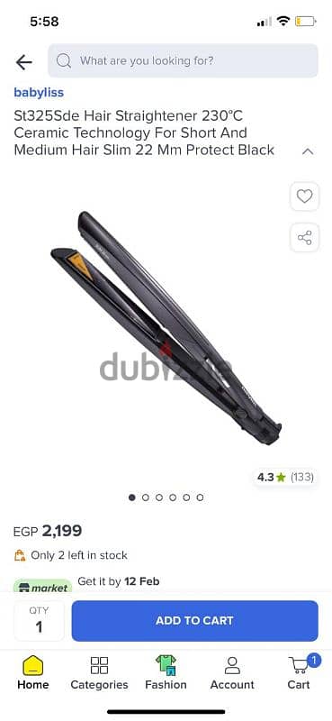 Babyliss st325e