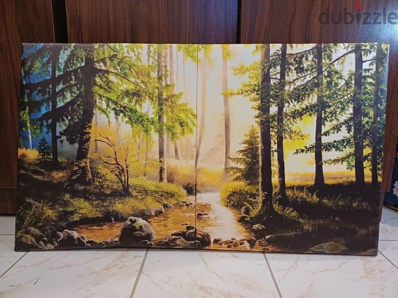 78x46 nature jungle landscape printed canvas 1