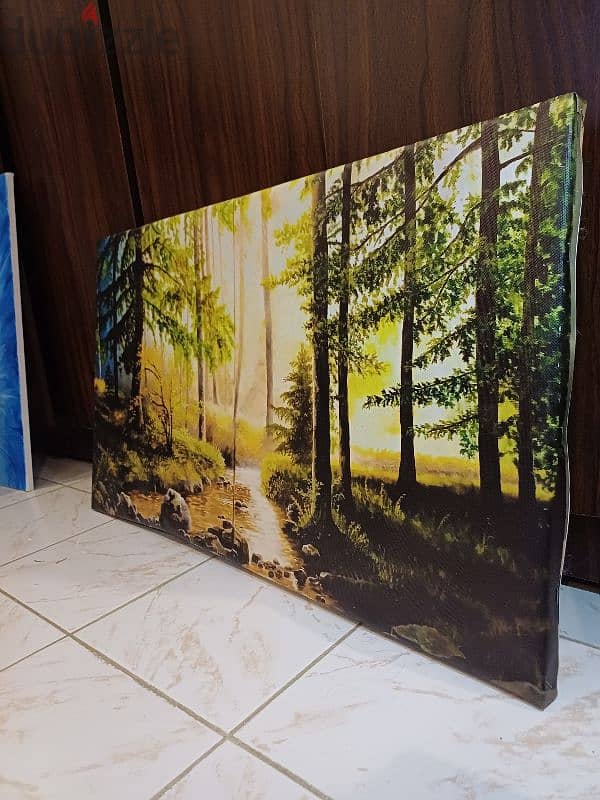 78x46 nature jungle landscape printed canvas 2