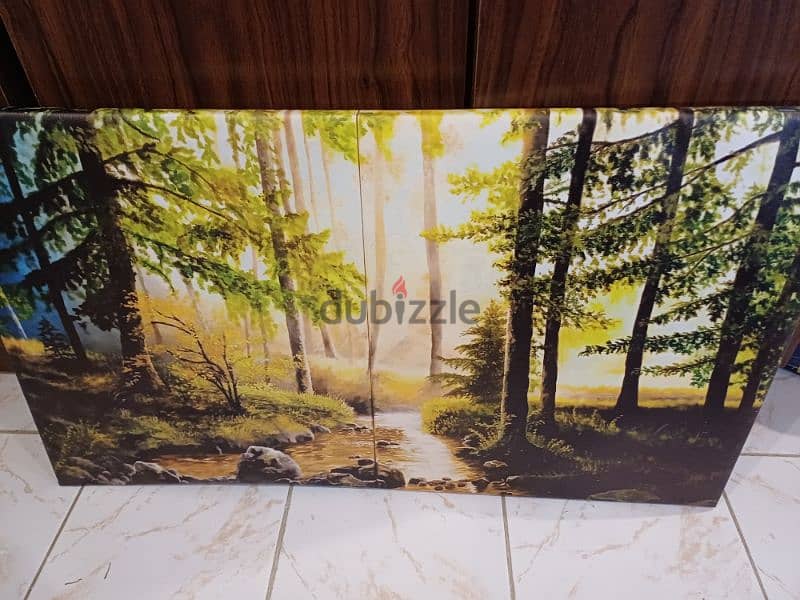 78x46 nature jungle landscape printed canvas 3