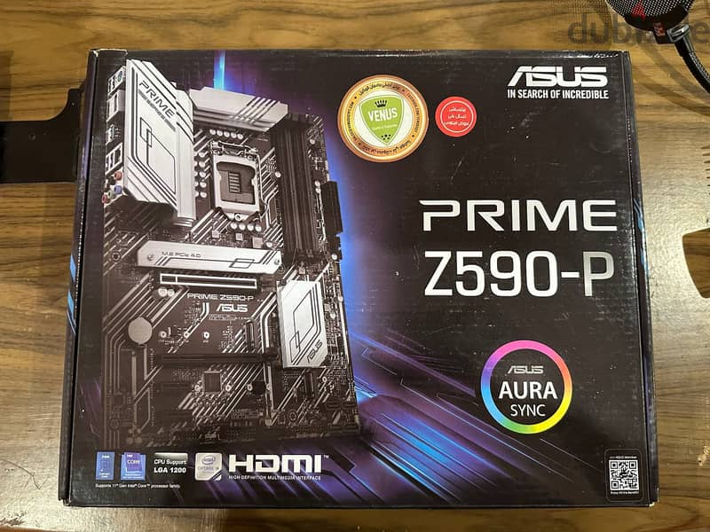 Asus Prime Z590-P Mother Board - Used 1