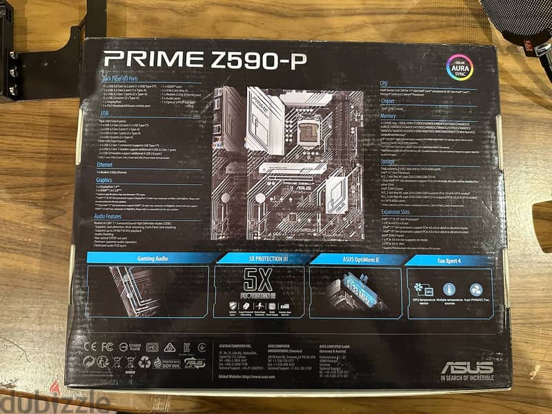 Asus Prime Z590-P Mother Board - Used 3