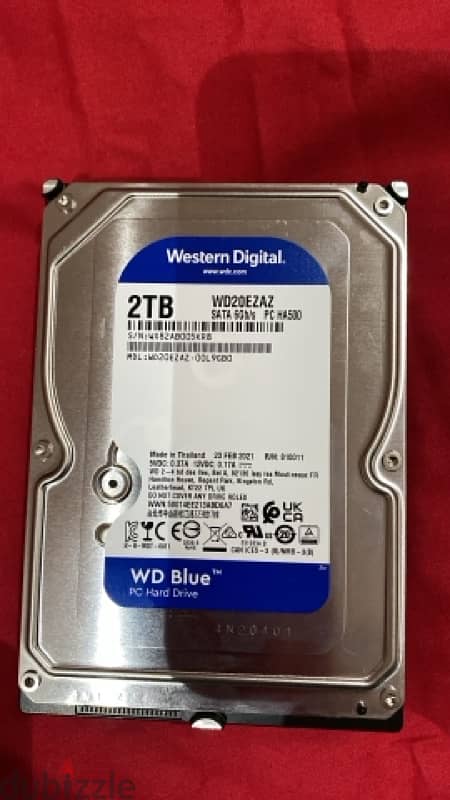 Hard WD blue 2Tb new 3