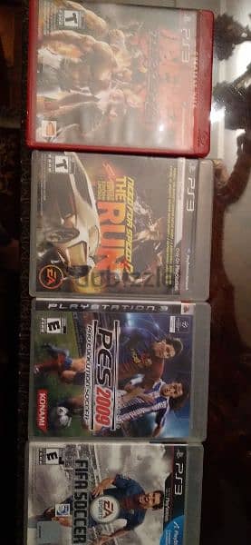 4 CD games Playstation 3