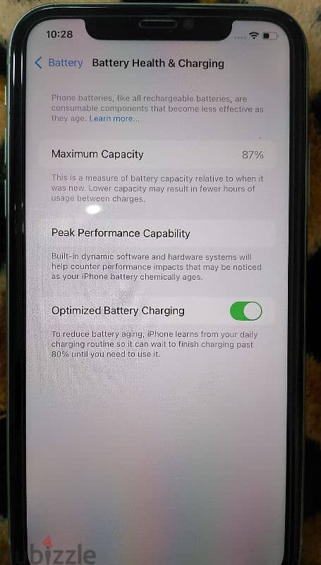 ايفون 11  . . 64 جيجا وبطارية 87% 5
