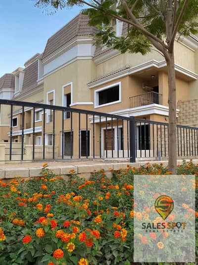 Villa with private garden for sale Prime location in (Sarai) compound minutes from the Fifth Settlement