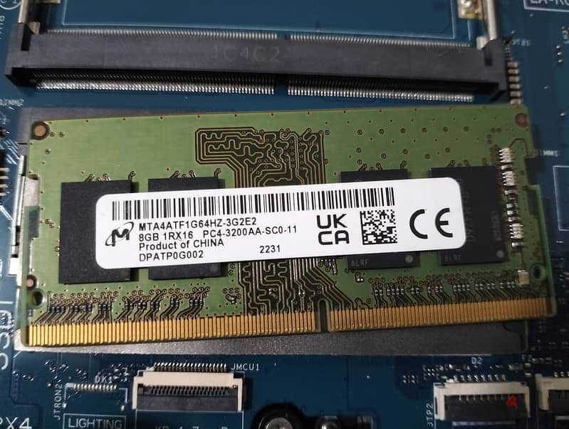 Laptop Ram 8GB DDR4 3200 Crucial - رامة لابتوب 8 جيجا 3200 DDR4 كروشال 2