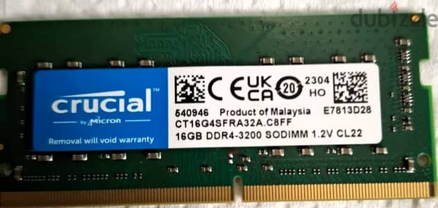 Crucial RAM 16GB DDR4