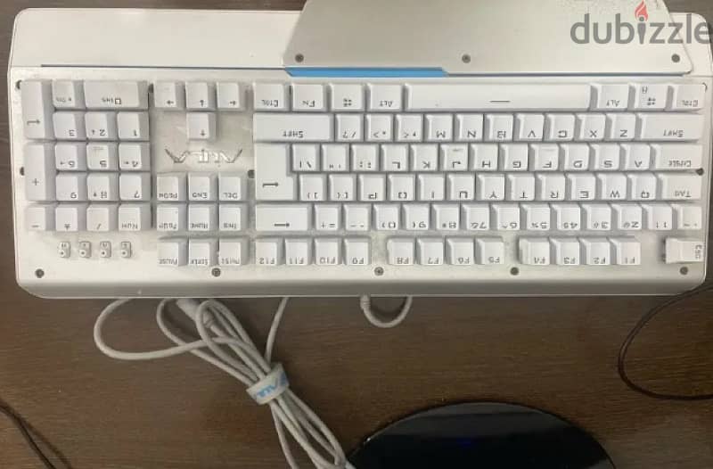 Aula white keyboard 2