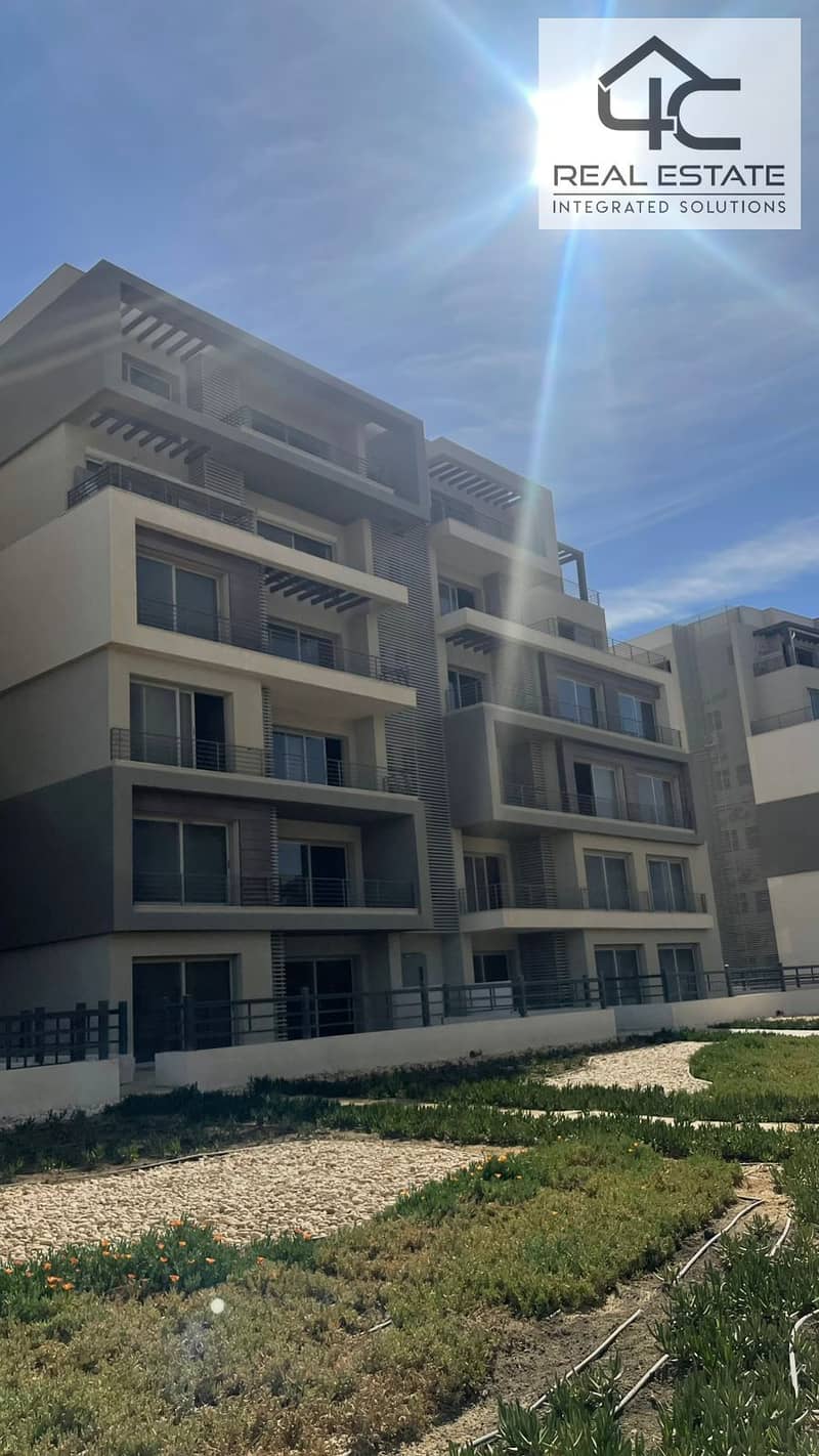 apartment  for sale  3bed  in  palm  hills  5th  Settlement   Ready  to  move  special  view  on  landscape   with  installment   under  price  market 0