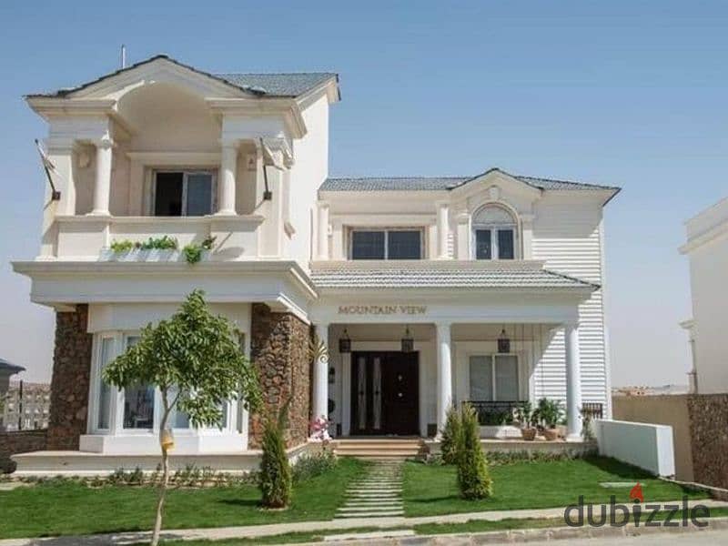 Independent villa 425 sqm / 6 rooms / immediate receipt / for sale in Fifth Settlement, in installments over 8 years without interest 0