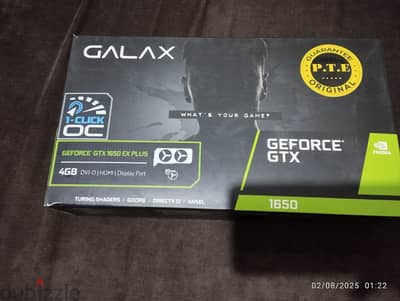 للبيع - كارت شاشة - Galaxy Nvidia GTX 1650 ex Plus oc